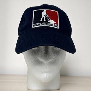 Great American Dad Embroidered Navy Blue Adjustable Baseball Cap Fathers Gift